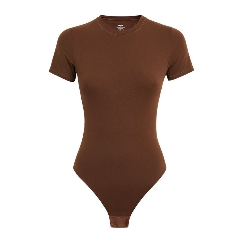 Skims Fits Everybody T-Shirt Bodysuit 2x Cocoa